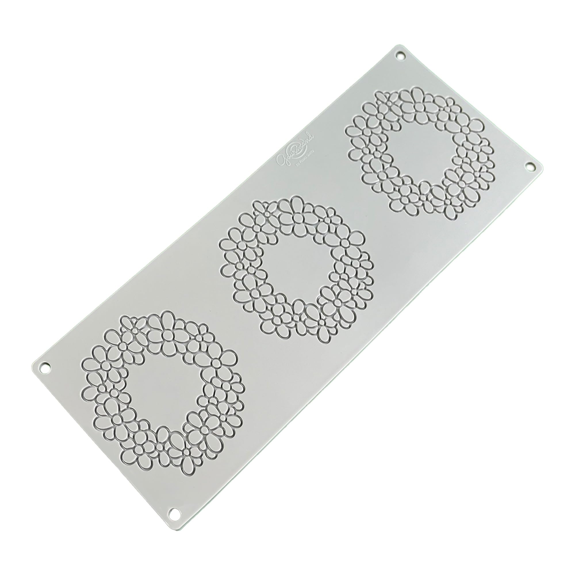 Moule silicone jasmin Pavoni GG061 avec 3 cavités de cadre pour pâtisserie