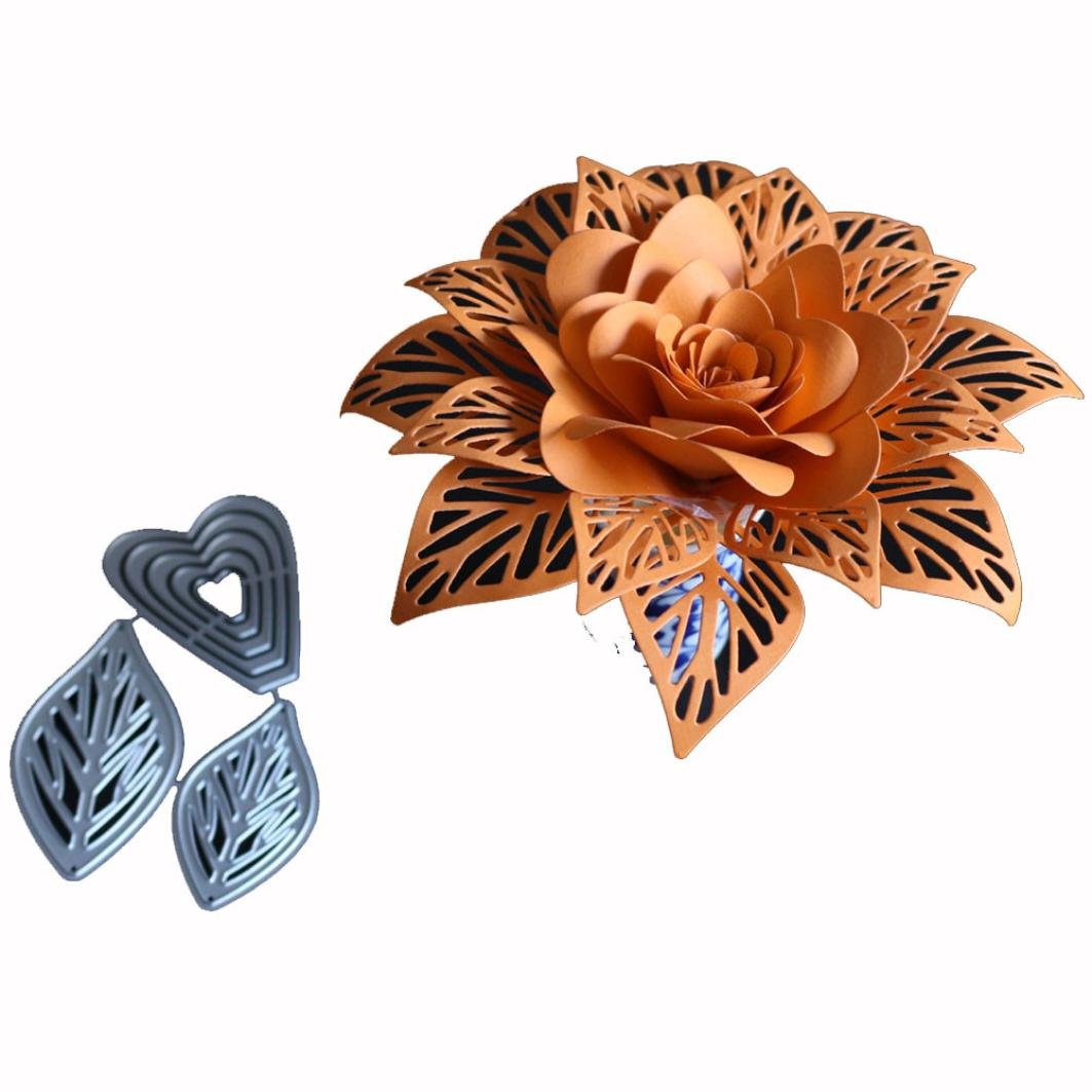 25 Fustelle Per Scrapbooking - Fiori, Cuori E Cerchi In Acciaio Carbonio Per DIY E Carte - Foto 5