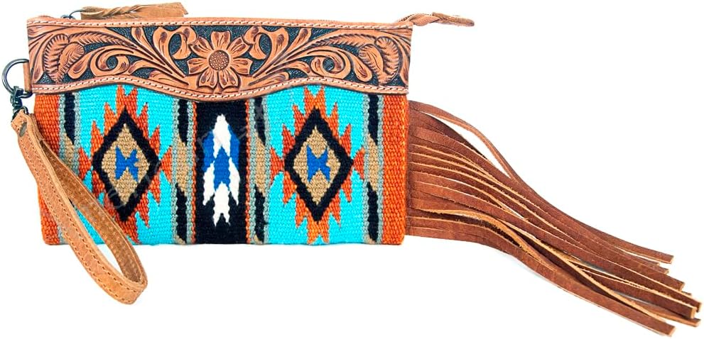 American Darling Saddle Blanket Wristlet