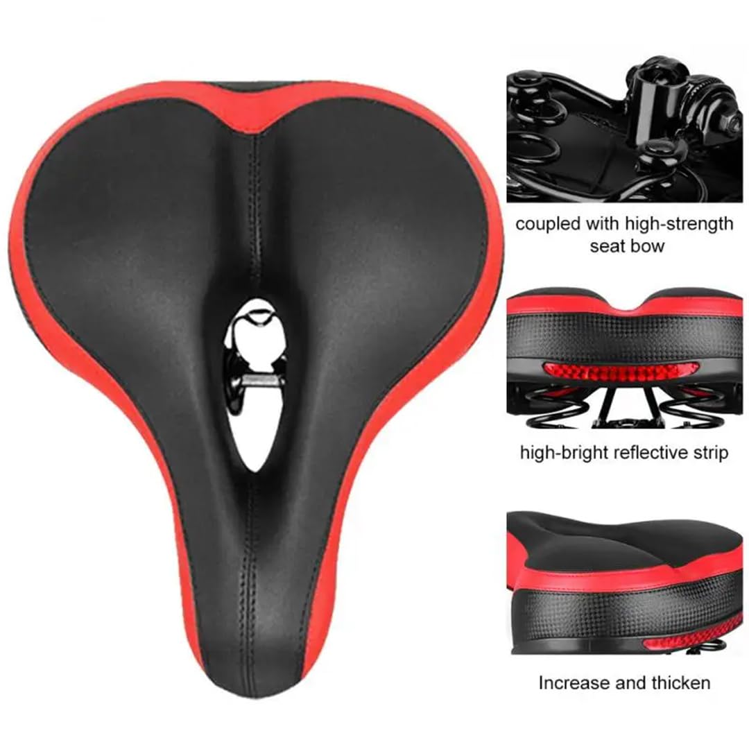 Bicicletta Ciclismo Big Bum Sella Per Gli Uomini Donne Sedile Strada Mtb Bike Largo Morbido Pad Shock Cuscino Accessori Sella Bici