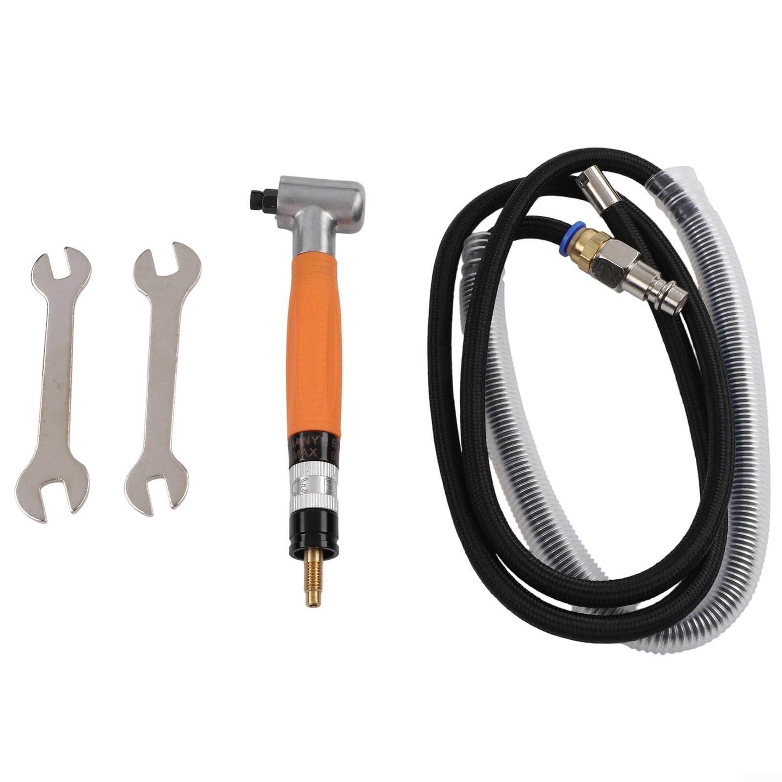 Smerigliatrice pneumatica ad angolo retto 90 gradi per smerigliatrice pneumatica per intaglio sbavatura 70000 giri/min punta in acciaio legato mandrino da 3 mm
