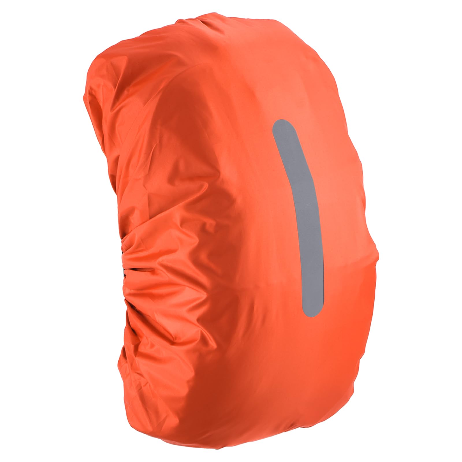 M METERXITY Backpack Rain Cover - Waterproof Lightweight Cover with Vertical Reflective Strap, Apply to Cycling/Mountain Climbing (75-85L, XXL, Orange)