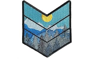 XINZOKYC O'Houlihans - Premium Quality Embroidered Mountain Wilderness Chevron Morale Patch