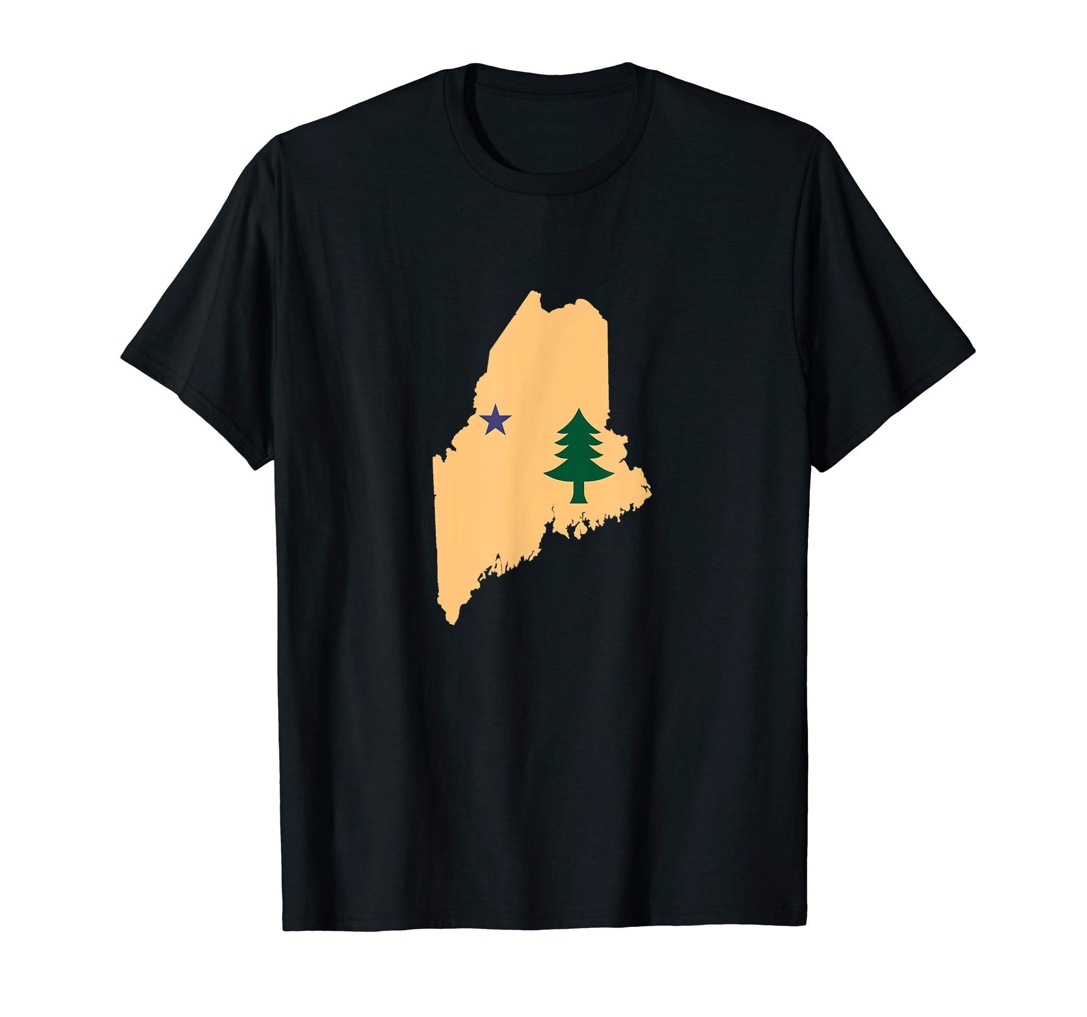Original Maine State Flag Gift Northern New England Dirigo T-Shirt