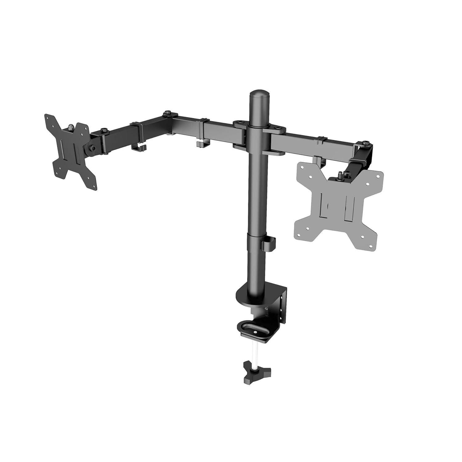 Simple Trending Dual Monitor Stand Monitor Arm Heavy Duty Adjustable Monitor Desk Mount for 2 Screens up to