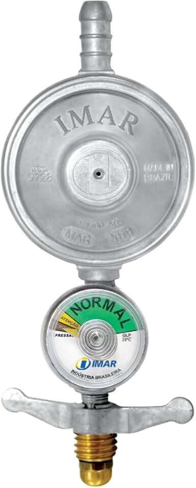 Registro Regulador de gás IMAR 1kg/h com Manômetro 0728/06B