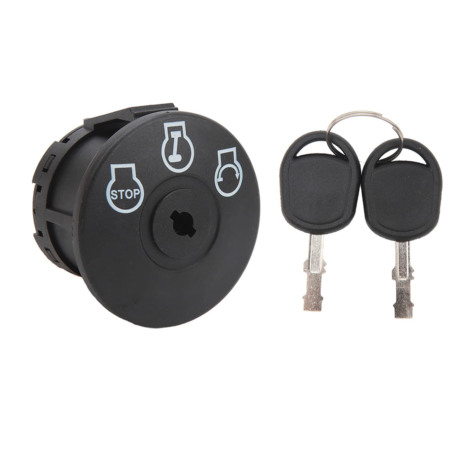 Interruptor de Encendido de Arranque, Interruptor de Arranque del Motor de Cortacésped de 3 Posiciones con 2 Llaves de Repuesto para Cortacésped Cub Cadet