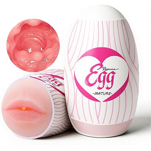 【Mouth Model】 Super Stretch Male Masturbation Egg, Realistic Pocket-Sized Pussy Stimulator with Strong Suction, Adult Sex Toy for Male Masturbation with 3D Simulation of Mouth