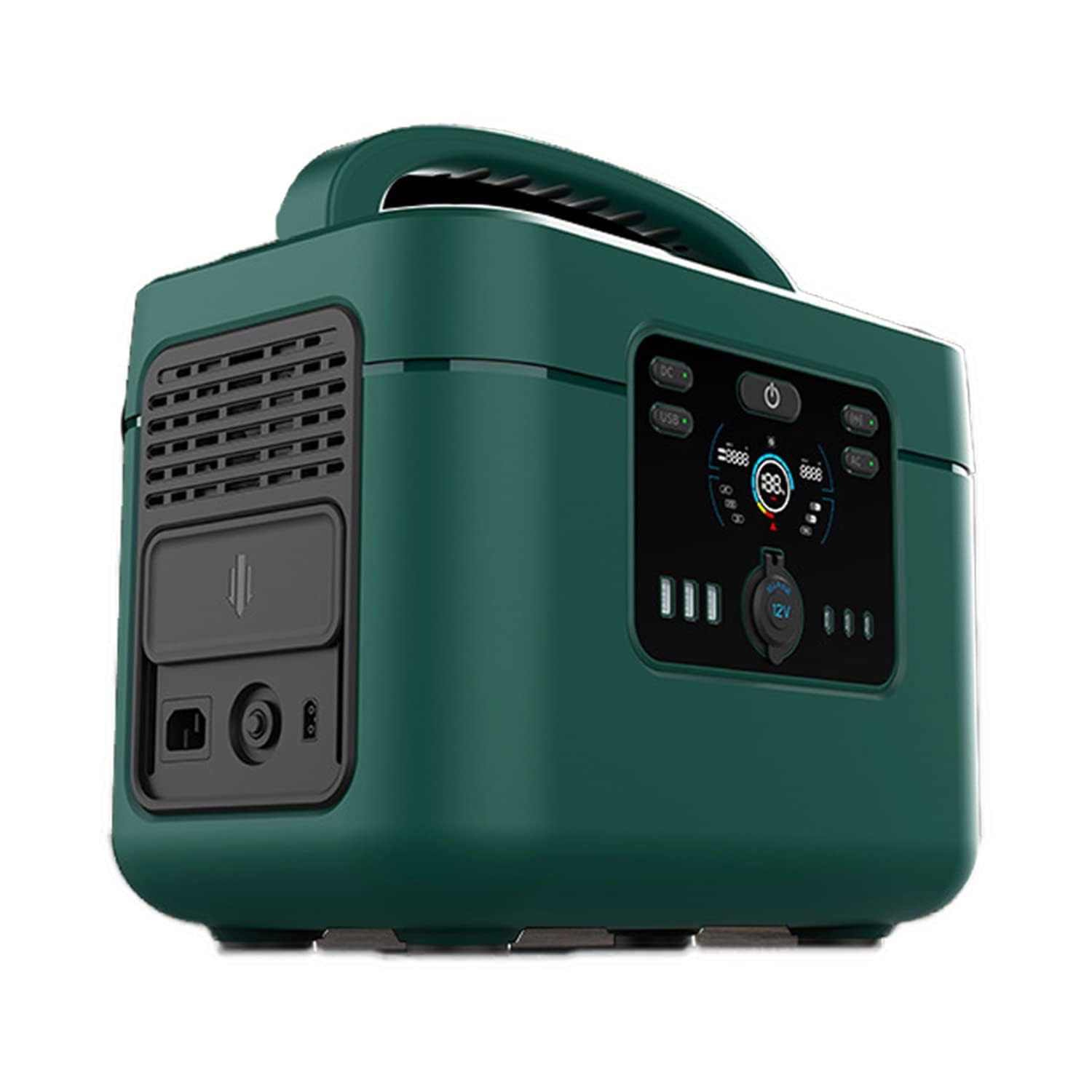 Estación de energía portátil de 1000 W con tomacorrientes de CA y Ventilador Doble, para Uso doméstico, emergencias, Cortes de energía y Camping (220 V).
