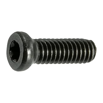 Black Oxide Star Drive Weaver Oval Head Gun Screws - 10 pcs. (#6-40 x 3/8