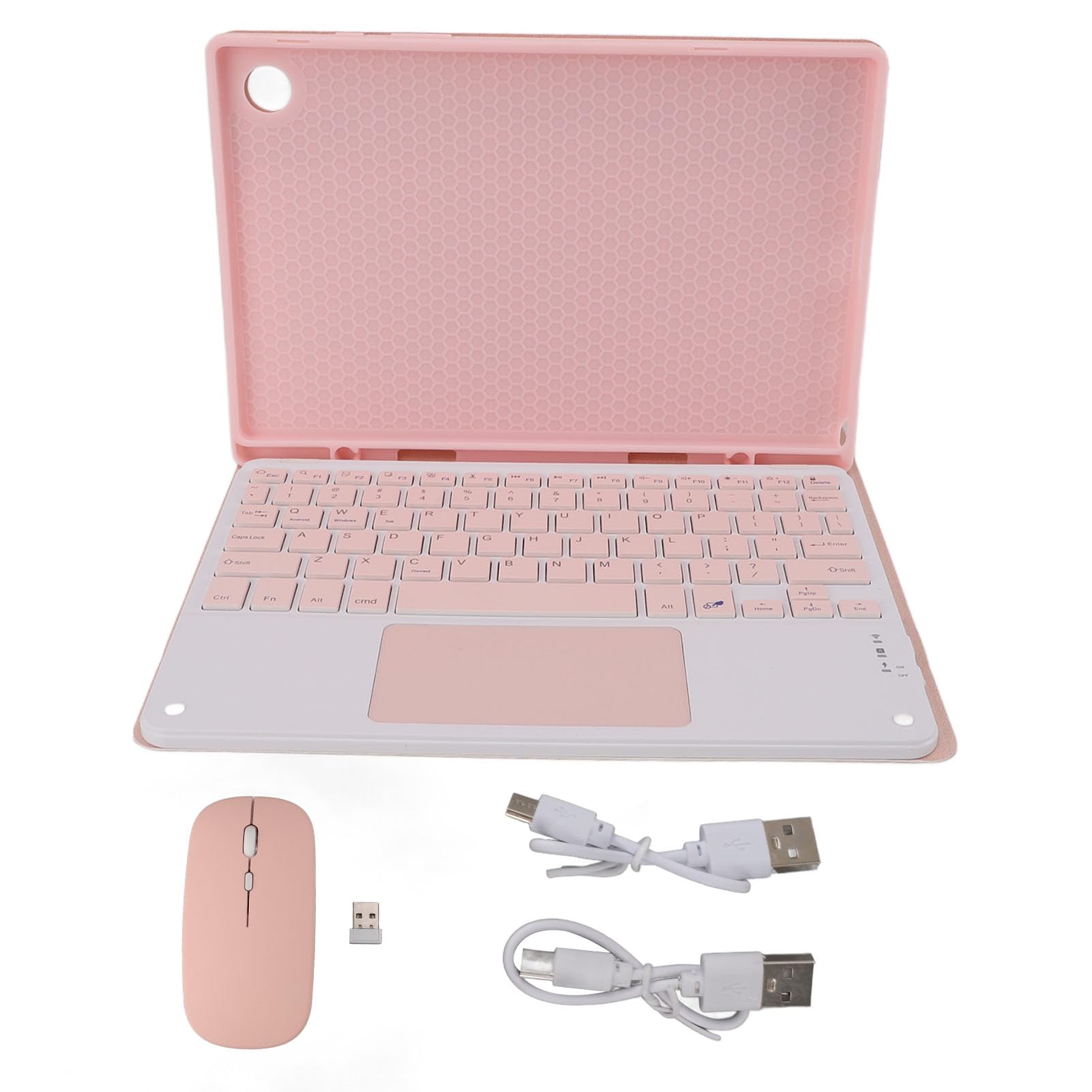 Focket Funda con Teclado para Tab A8 10.5 Pulgadas, Teclado inalámbrico Desmontable, Funda Protectora de TPU con Teclado y ratón para Tab A8 X200 X205 10.5 Tablet