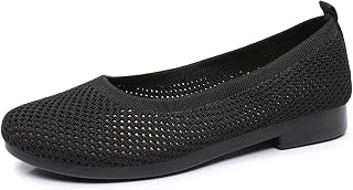 Generic Women's Comfortable Slip On Casual Shoes Breathable Mesh Design Flat Footwear for Work Leisure and Daily Wear