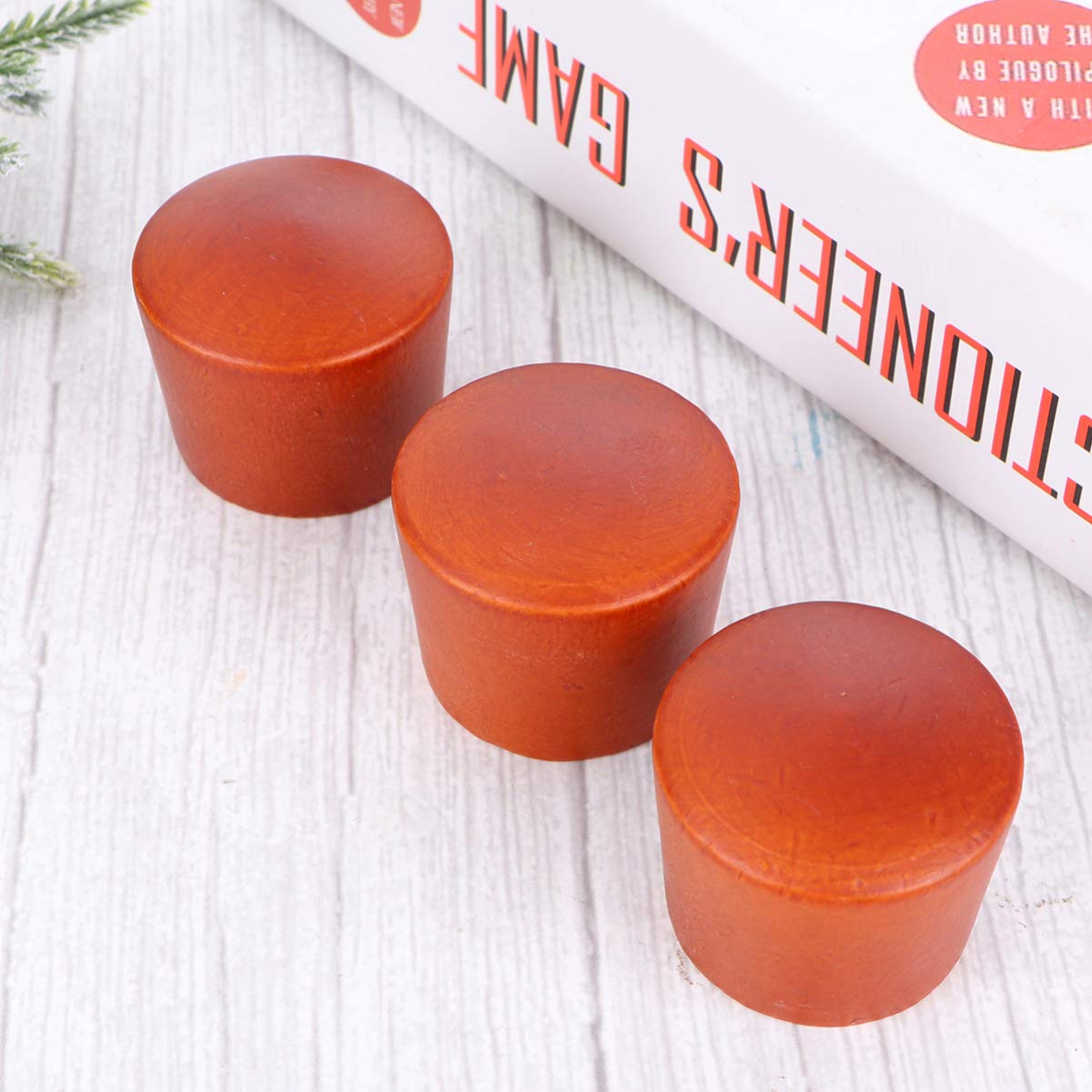 3 Boutons De Couvercle De Casserole En Bois – Anti-Brûlure, Universels, Poignées De Rechange Pour Poêles Et Marmites