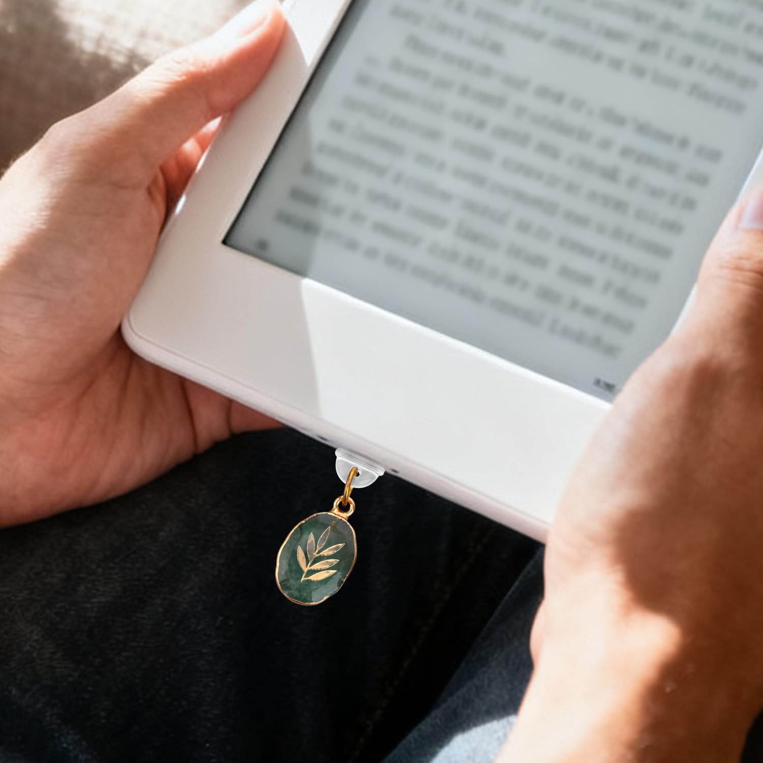 2szt Kryształowe Zatyczki Przeciwkurzowe, Kompatybilne z Kindle Portem Ładowania Telefonu Komórkowego Typu C i Tabletem Odpowiednie dla Miłośników Czytników E-Booków