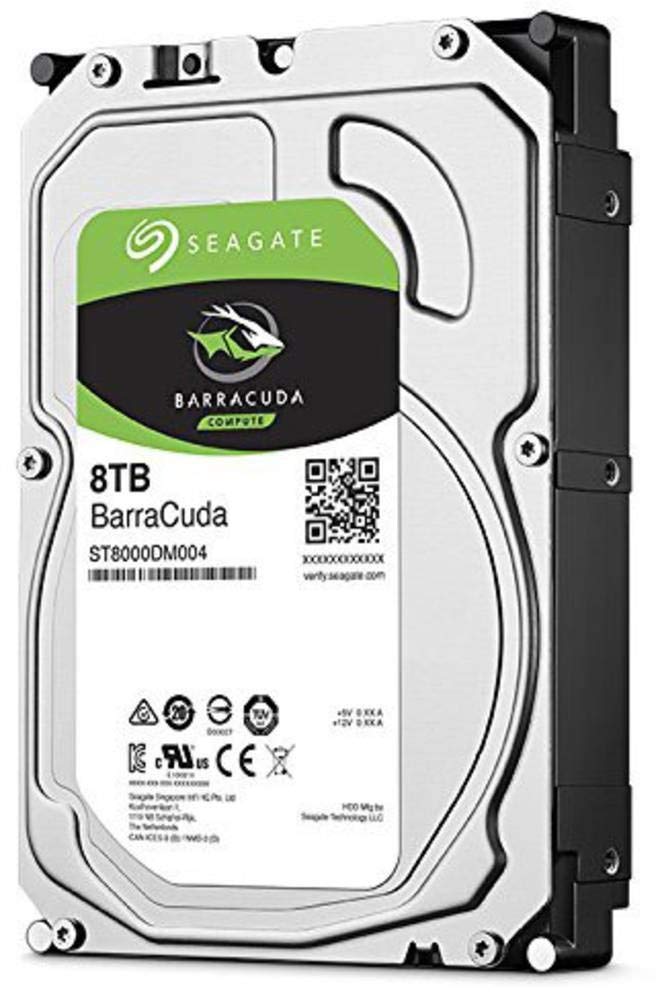 Seagate Barracuda ST8000DM004 8TB　⑤ Seagate Barracuda - Disco Duro Interno de 8 TB (8,9 cm (3,5