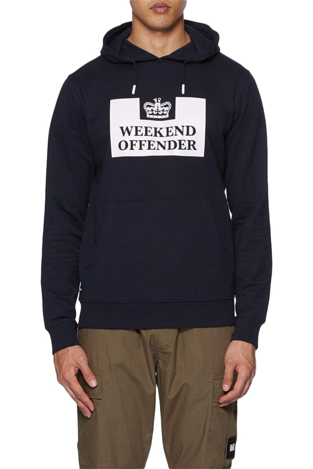 Weekend Offender HM Services Prison Hoodie in Navy XL