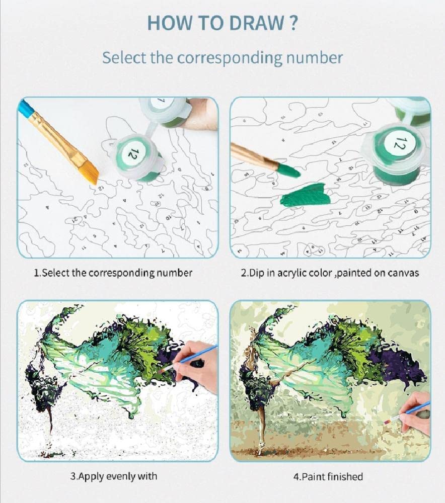 Malen Nach Zahlen Porto - DIY Gemälde 30x40cm Mit Pinseln