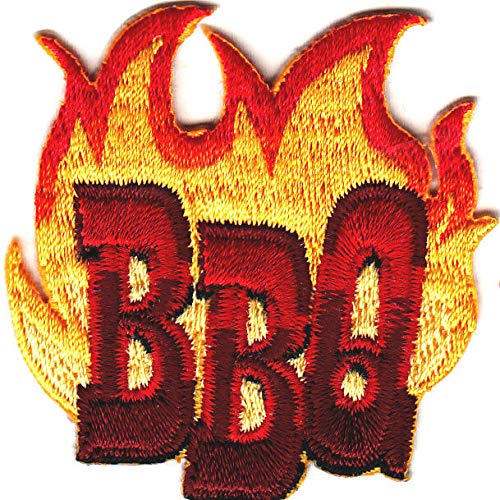 Amazon.com: BBQ Iron On Patch Cooking Food Barbecue Outdoors