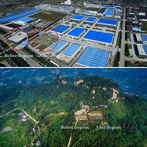 XHSSF Tarnnetz Privatsphäre Schutz Sonnenschutz Tarnung Net Dekoration Freizeit Camping Bar Jagdgrün – Bild 5