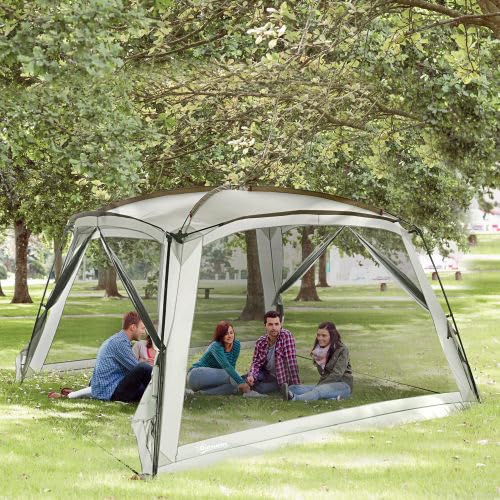 Carpa de camping instantánea para 4 personas miniatura 6