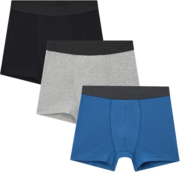 FUVVRVAL Washable Incontinence Underwear for Boys-Leakproof Training Pants for Kids Age 6-12, Absorbent Bedwetting Underwear