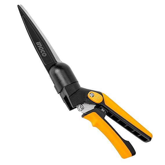 INGCO Grass Cutter, 340° Grass Trimming Shears, County Tools, Heat Treatment w/non Stick Coating, Strong Spring Mechanism | Simple & Secure Safety Lock for Grass at Rs. 525