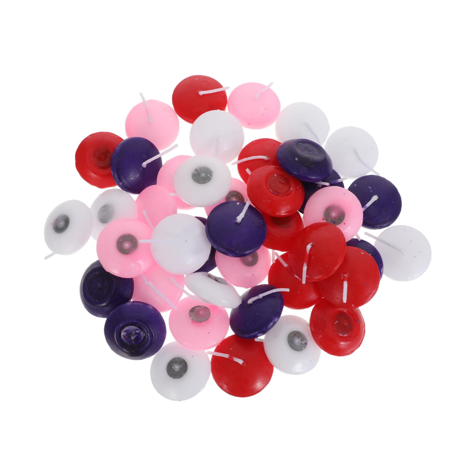 40 Pezzi Candele e Stabilità in Acqua in Paraffina e Cotone Galleggianti Eleganti per Decorazioni Tavolo Matrimonio e Feste Romantiche