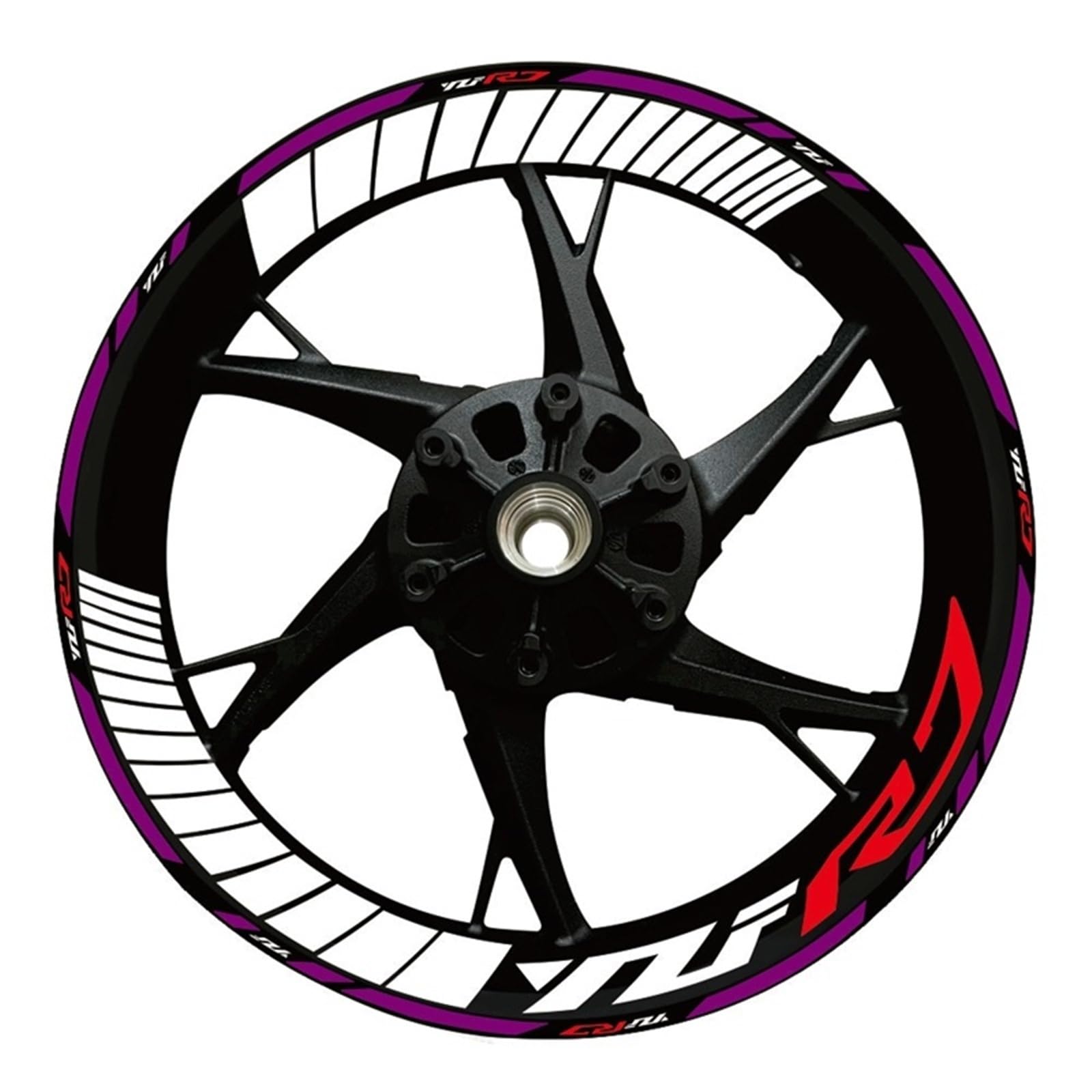 Adhesivo Reflectante para Llanta Motocicleta para YZF R7 YZF-R7 2022-2023(Set Meal 1)