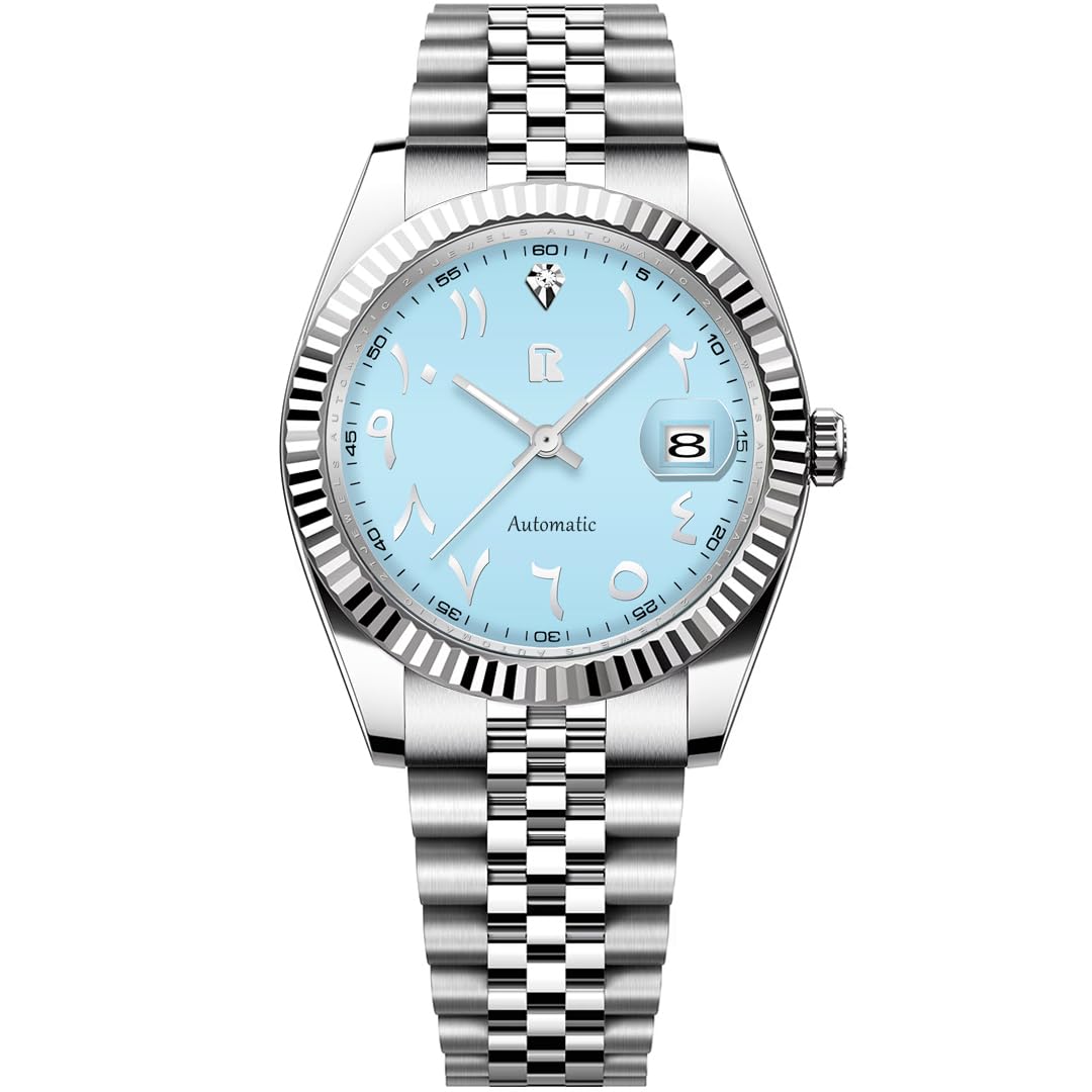 LACZ DENTON RT128 Orologi da polso meccanici automatici da uomo con cinturino in acciaio inossidabile orologi alla moda per uomo orologio impermeabile 50M Rollstimi