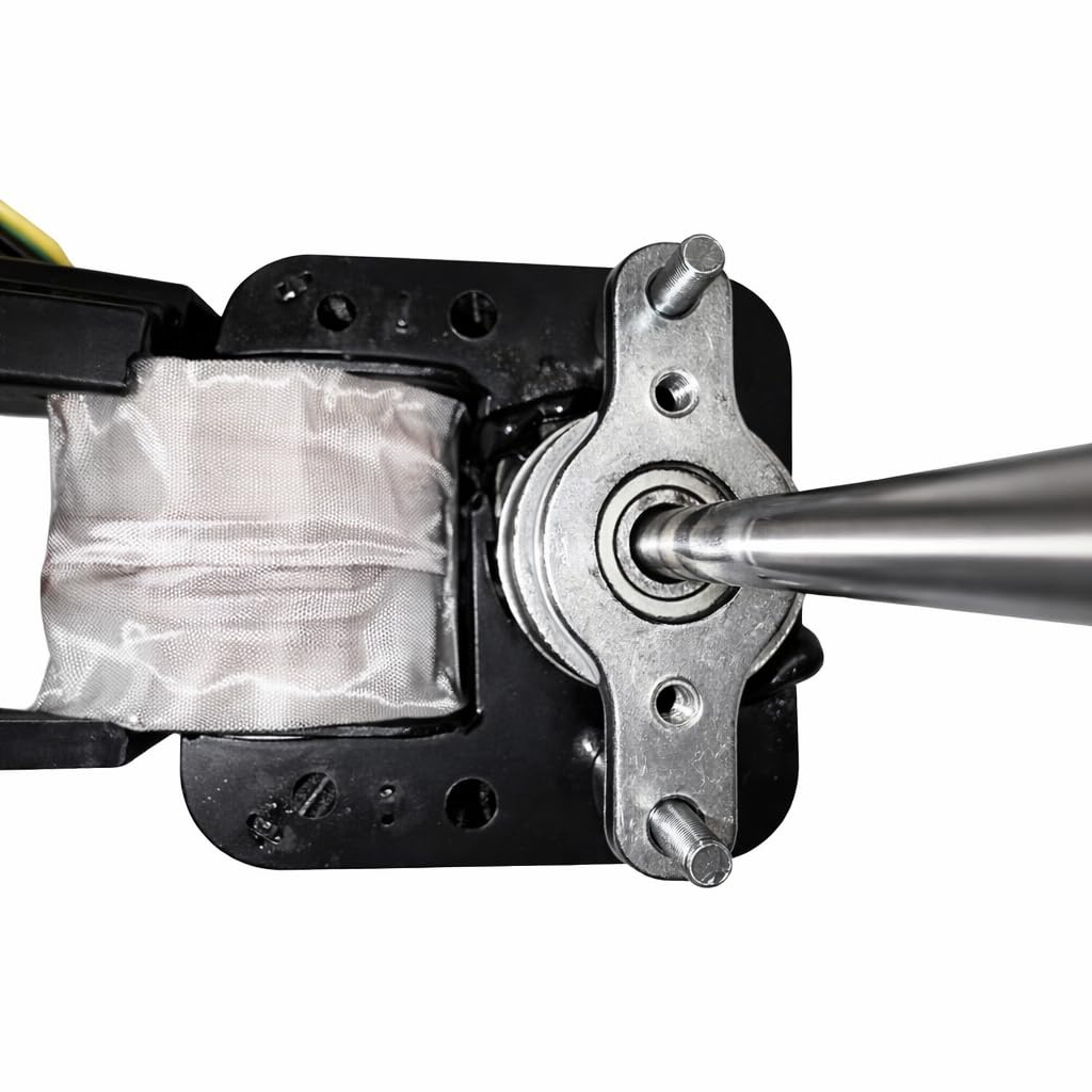 Rührwerksmotor klein von Saber für Zapfanlagen/Nasskühler und Co. Wellenlänge 150mm, Flügel 40mm, Höhe Motor: 62,5 mm