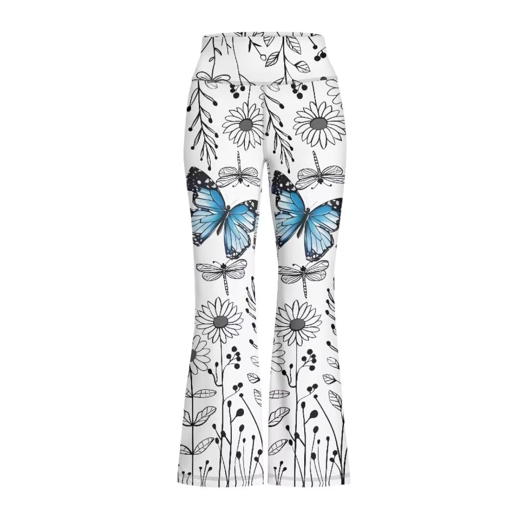 Girls Flare Leggings 5-14T Cute Bell Bottoms for Girl Yoga Pants for Gym