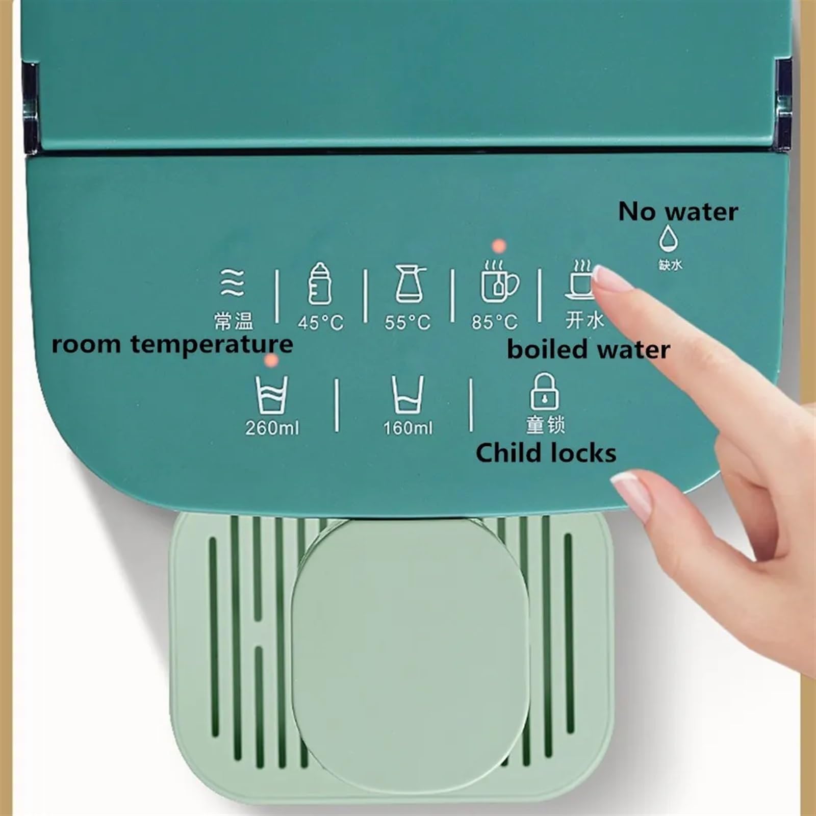 Dispensador de agua caliente Dispensador de agua de calefacción instantánea, bomba eléctrica de 2,8l, 2000W, 3s, Dispensador de botellas de calor rápido, Hervidor eléctrico inteligente para uso en el