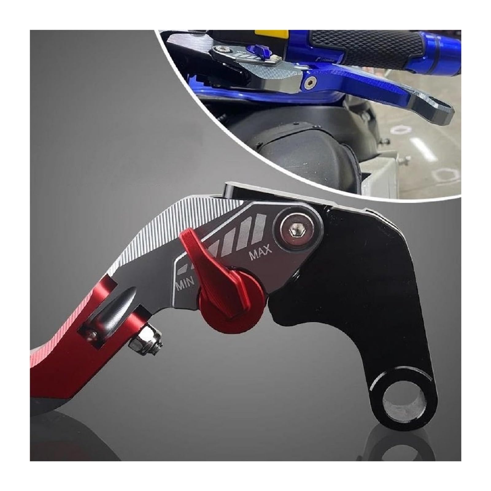Parte Moto Leva di Frizione del Freno per Aprilia SR GT 200 SR GT200 2022-2024 Allungabile Pieghevole Regolabile Maniglie Leva 1 Coppia Accessori(Nero)