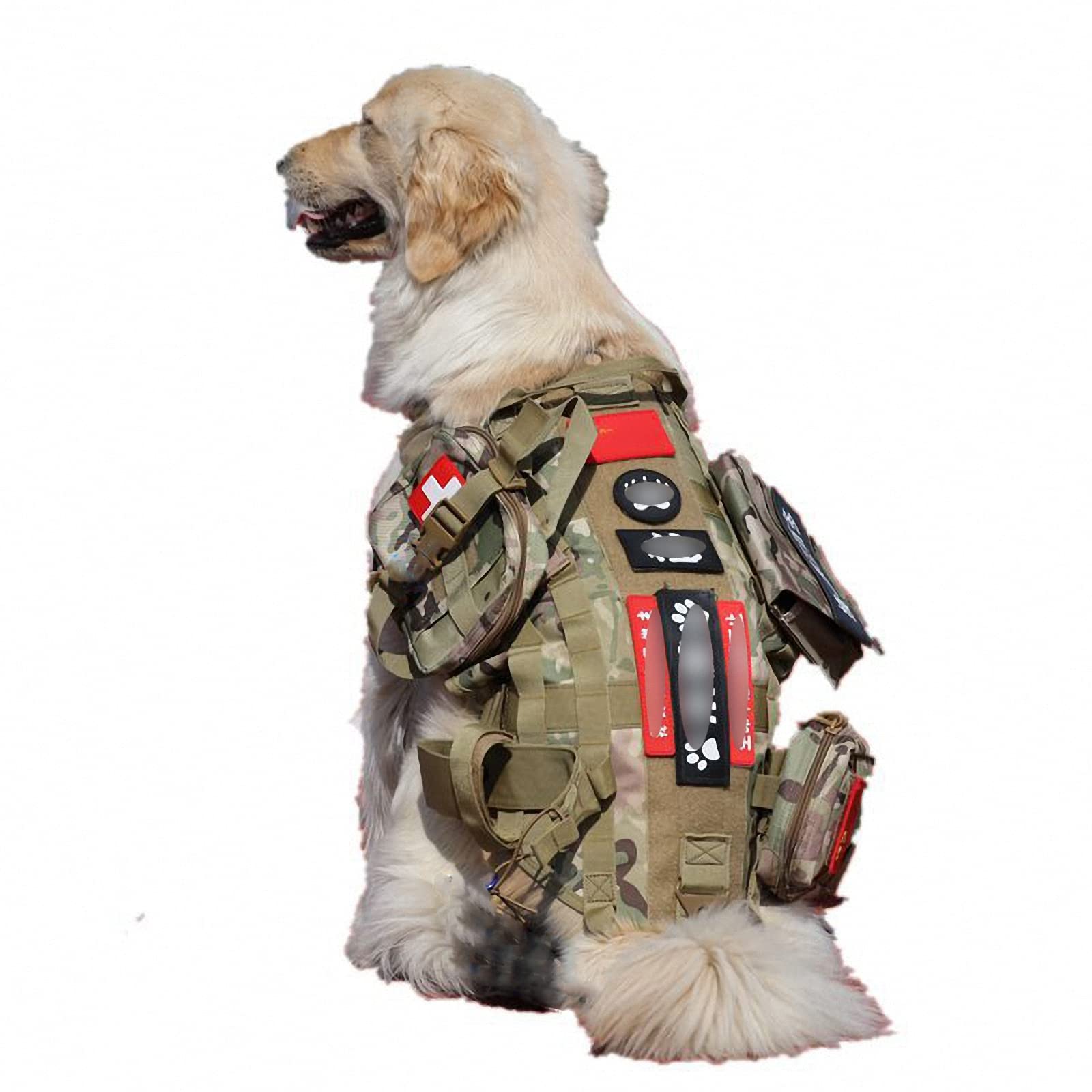 Amazon.co.jp: MAOTN タクティカルドッグハーネスノープル