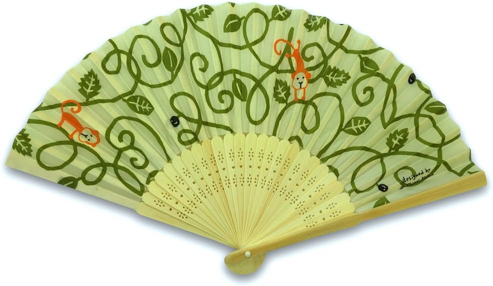 Shinzi Katoh Folding Fan - Saru