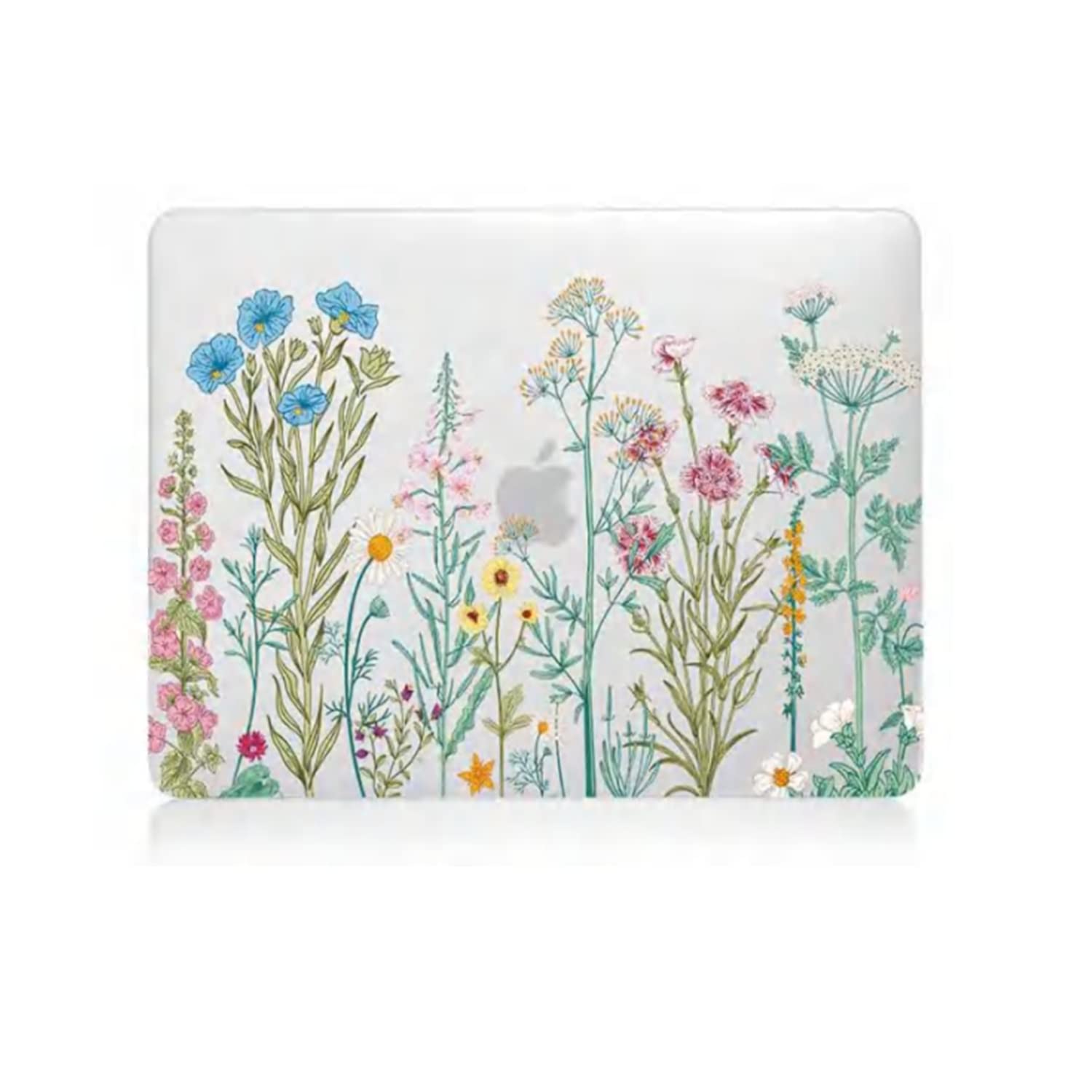 Se7enline Compatible with 13.6 MacBook Air Case M2 M3/M4 2022-2025 for Mac Air 13.6-inch A2681/A3113/A3240 Laptop Hard Shell Case with Keyboard Protective Cover & Trackpad Protector, Colorful Floret — view 4