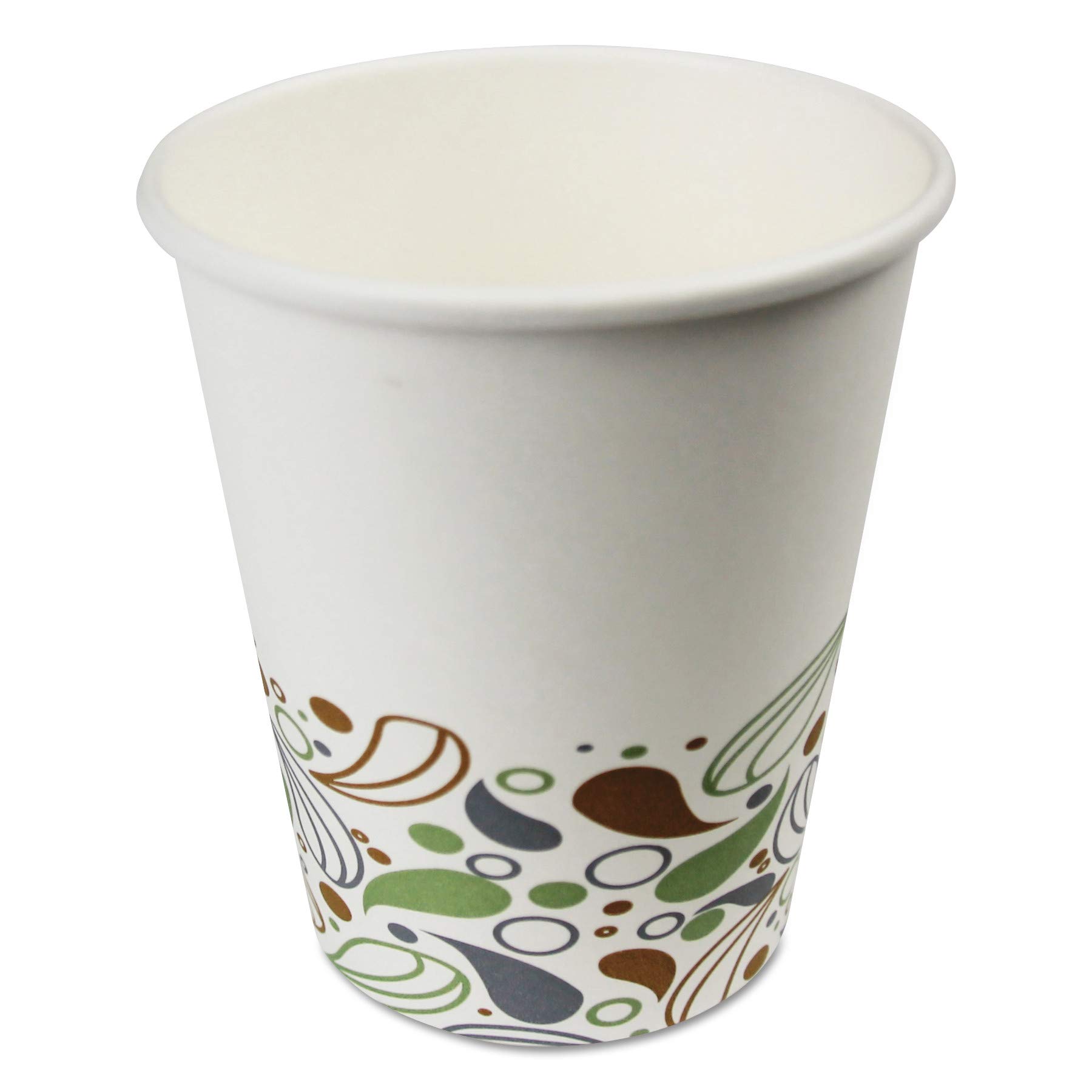 Boardwalk DEER8HCUP Deerfield Printed Paper Hot Cups, 8 Oz, White