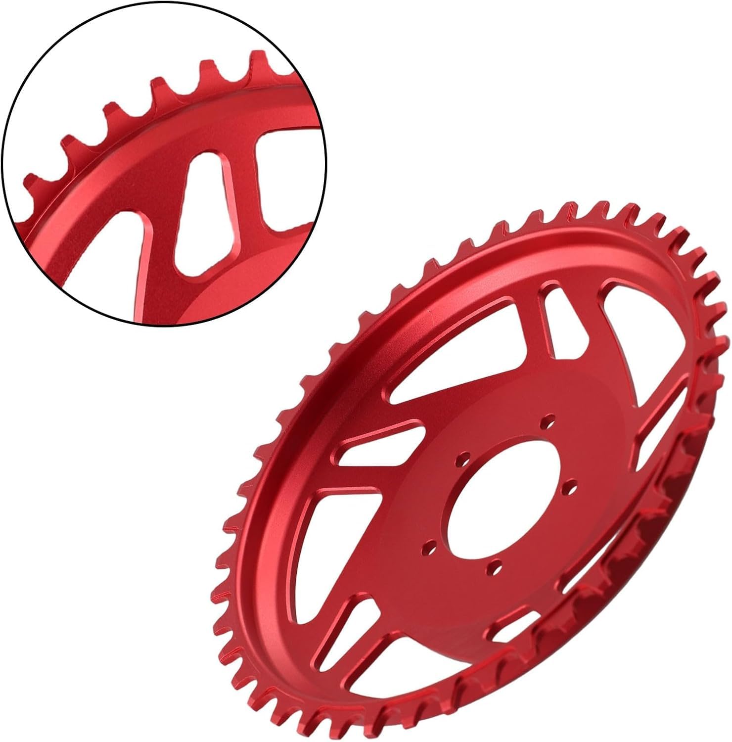 StarRing Elektrofahrrad 42T Kettenblatt, Ersatz-Kettenblatt aus Aluminiumlegierung für Bafang, achteckig, für E-Bike-BBSHD Motor, E-Bike Ersatzteile