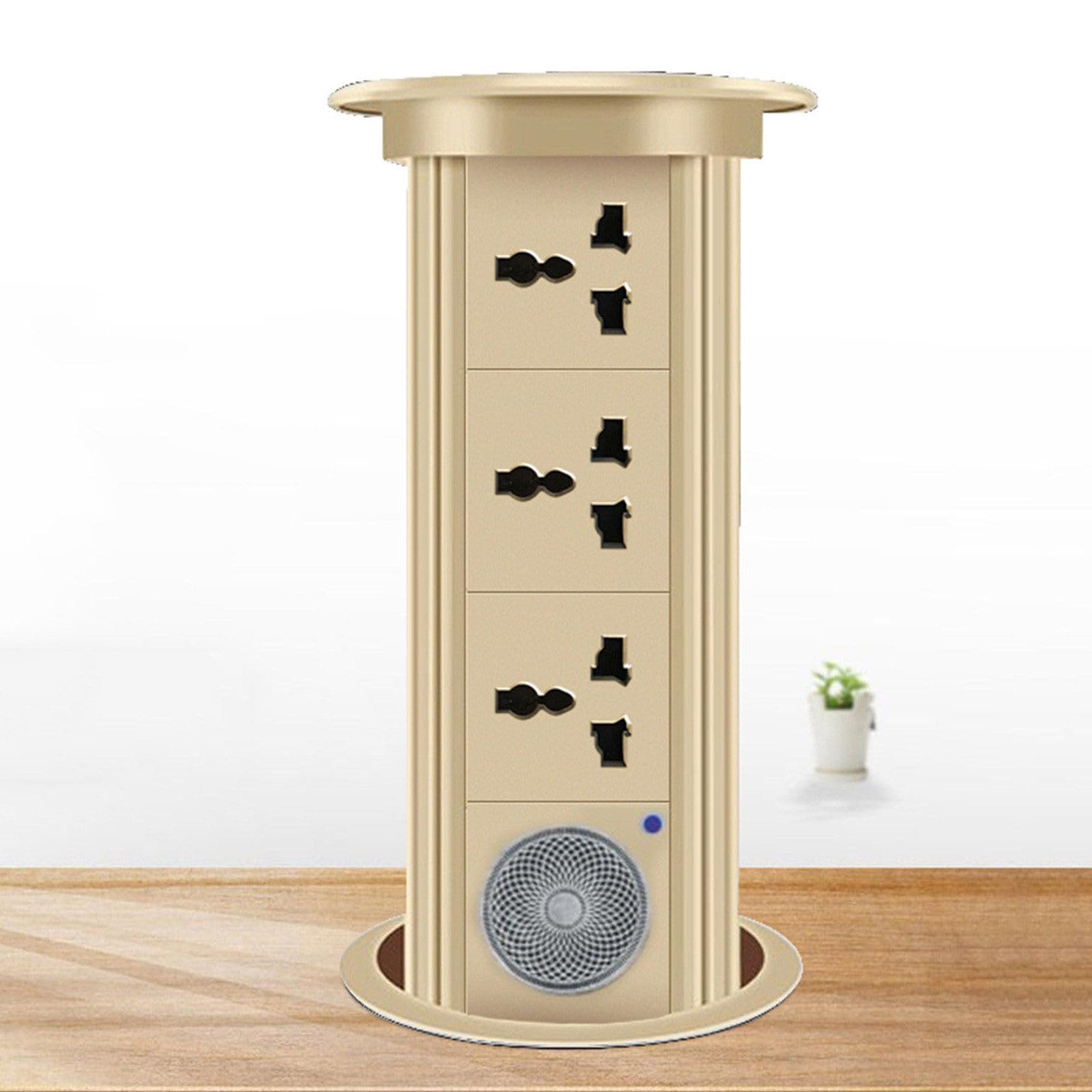 Power Strips Pop Up Socket, Hidden Desktop Switch Strip, Embedded Suitable for Kitchen, Office, Conference Room(J)