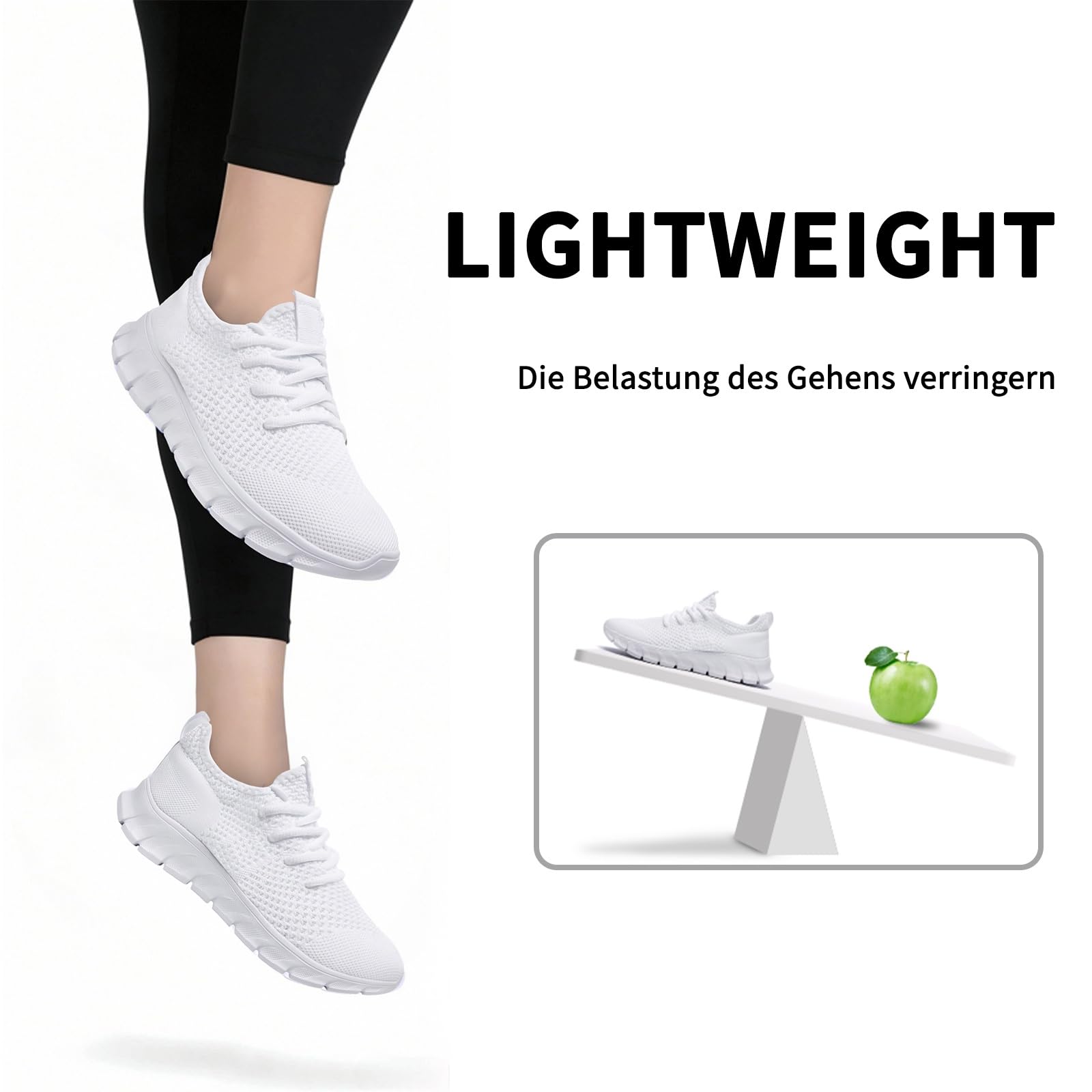 Damen Herren Sportschuhe Laufschuhe Turnschuhe Sneaker Running Tennisschuhe Unisex Freizeit Straßenlaufschuhe Walkingschuhe Fashion Leichtgewichts Atmungsaktiv Fitnessschuhe