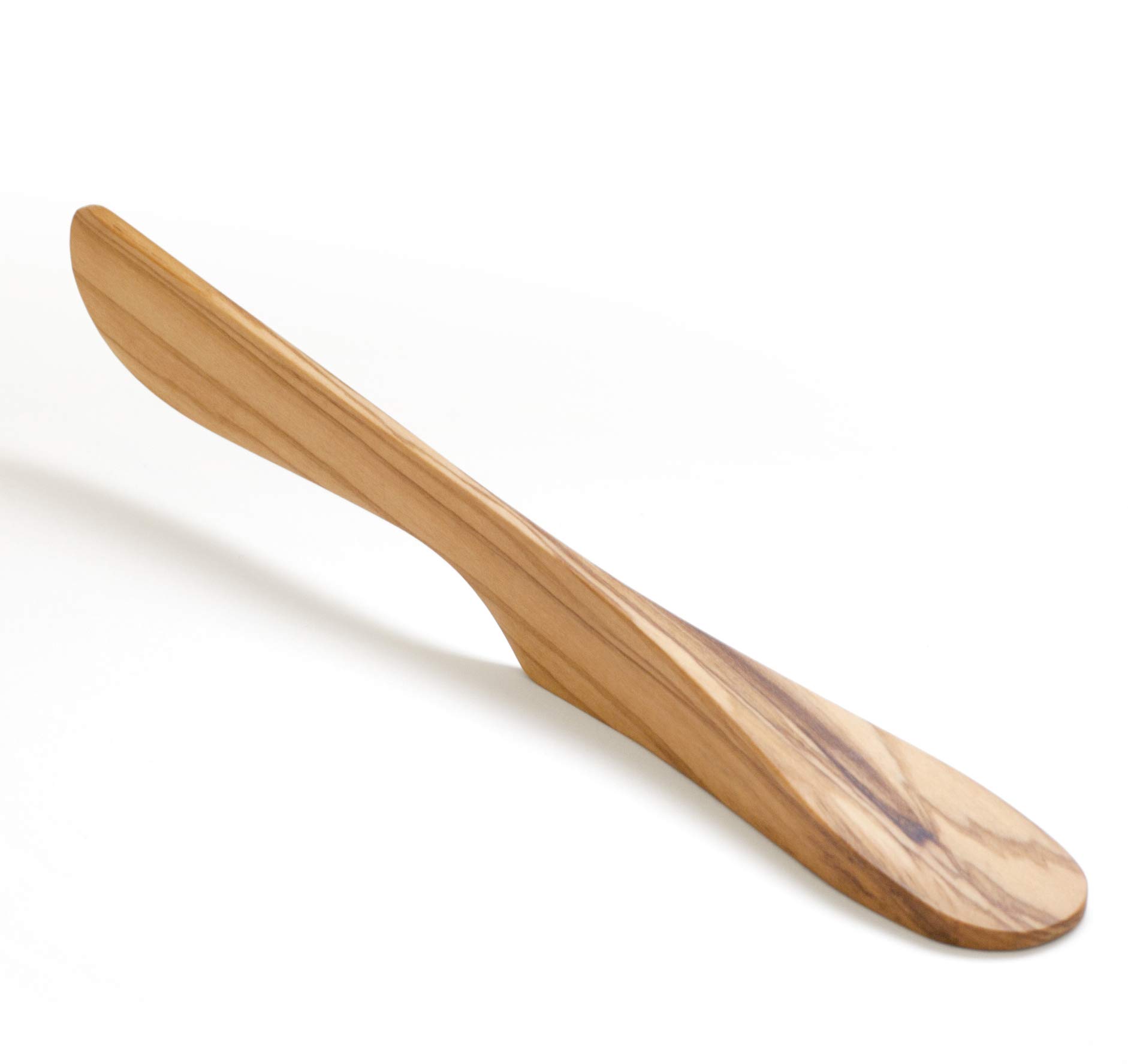 bosignSolid Olive Wood Air Spreader Knife, Large