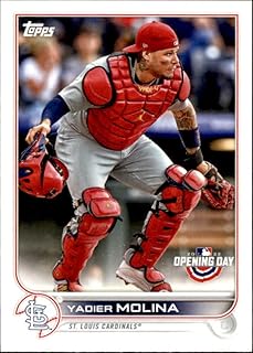 2022 Topps Opening Day #152 Yadier Molina St. Louis Cardinals MLB Baseball Trading Card