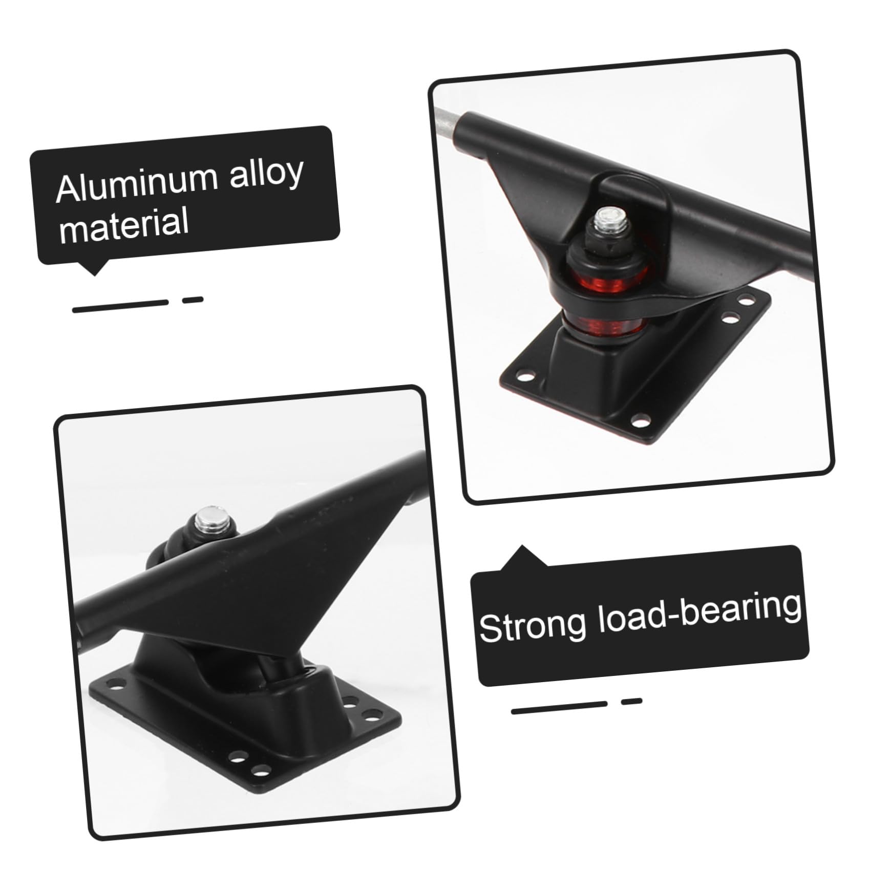 Hemobllo Kit Completo de Puerte y Ruedas Alta Capacidad de Carga Varios Estilos Fácil de Instalar para Patineta Rodamientos de Aleación de Aluminio para Skaters