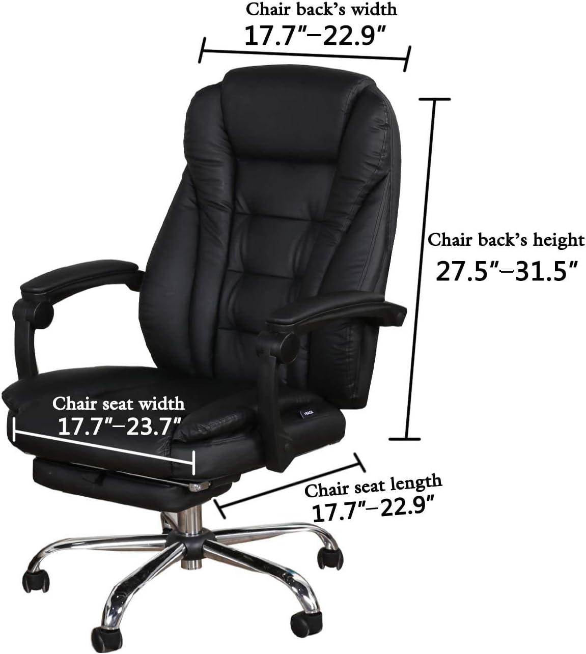 アームレスト付き防水オフィスチェアカバー FANDIAO