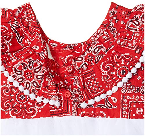 Image of Girls Regular Frocks (50174 Red 12M-18M)
