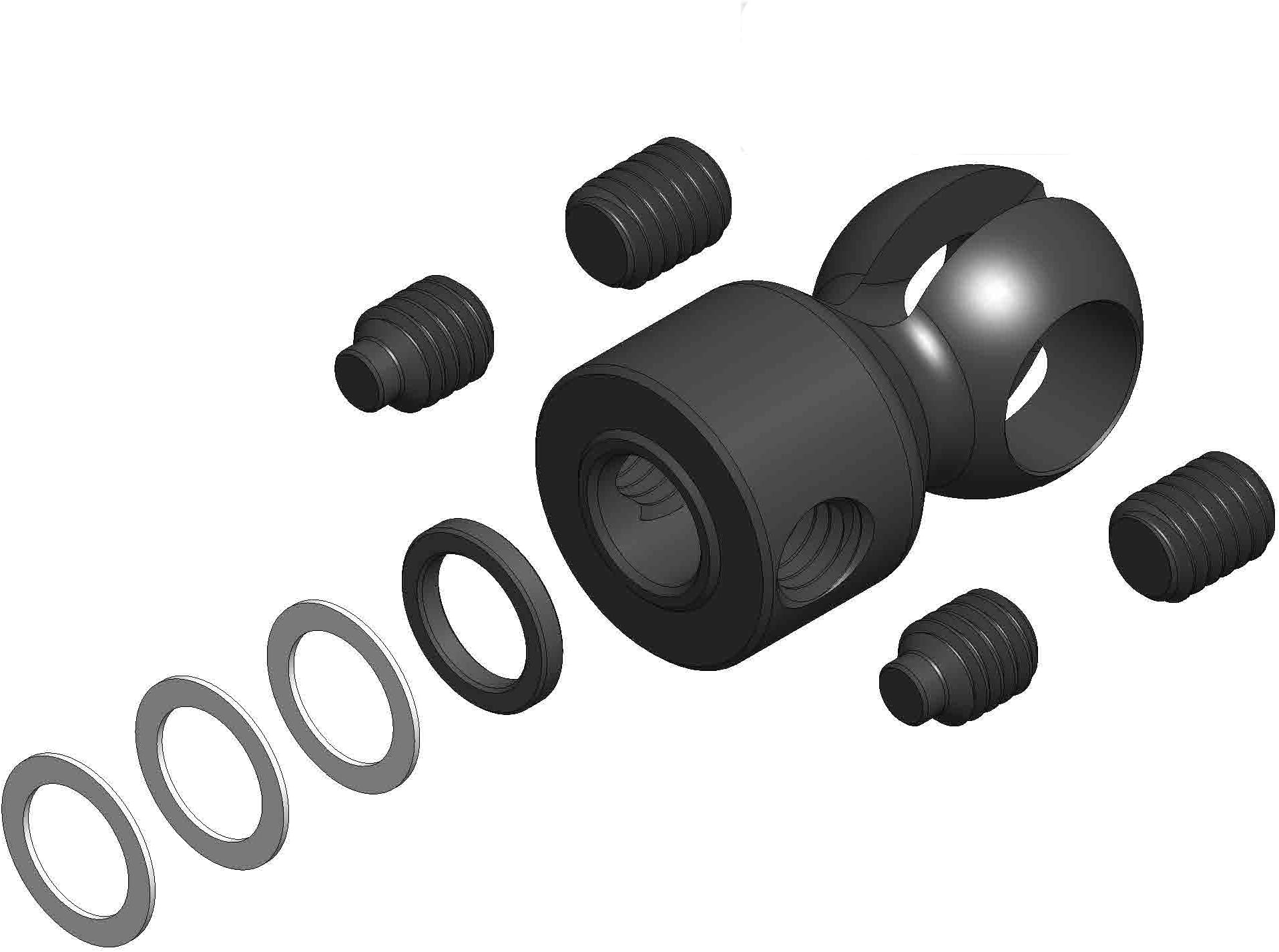MIPX-Duty Drive Hub 16mm x 5mm 1 MIP18112 Electric Car/Truck Option Parts