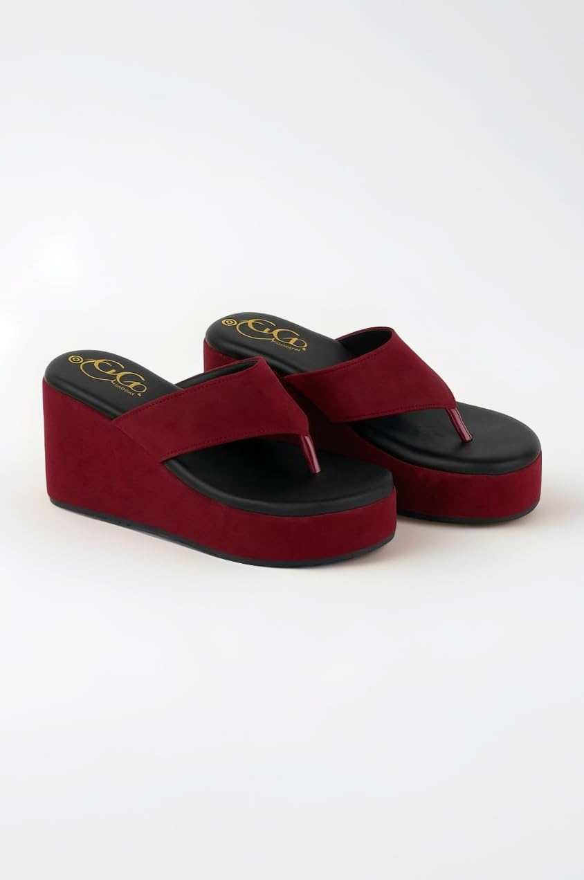 Women’s Hot Platform Wedge Flip Flops | Stylish Comfortable High Heel Thong Sandals 5010-5125-5127