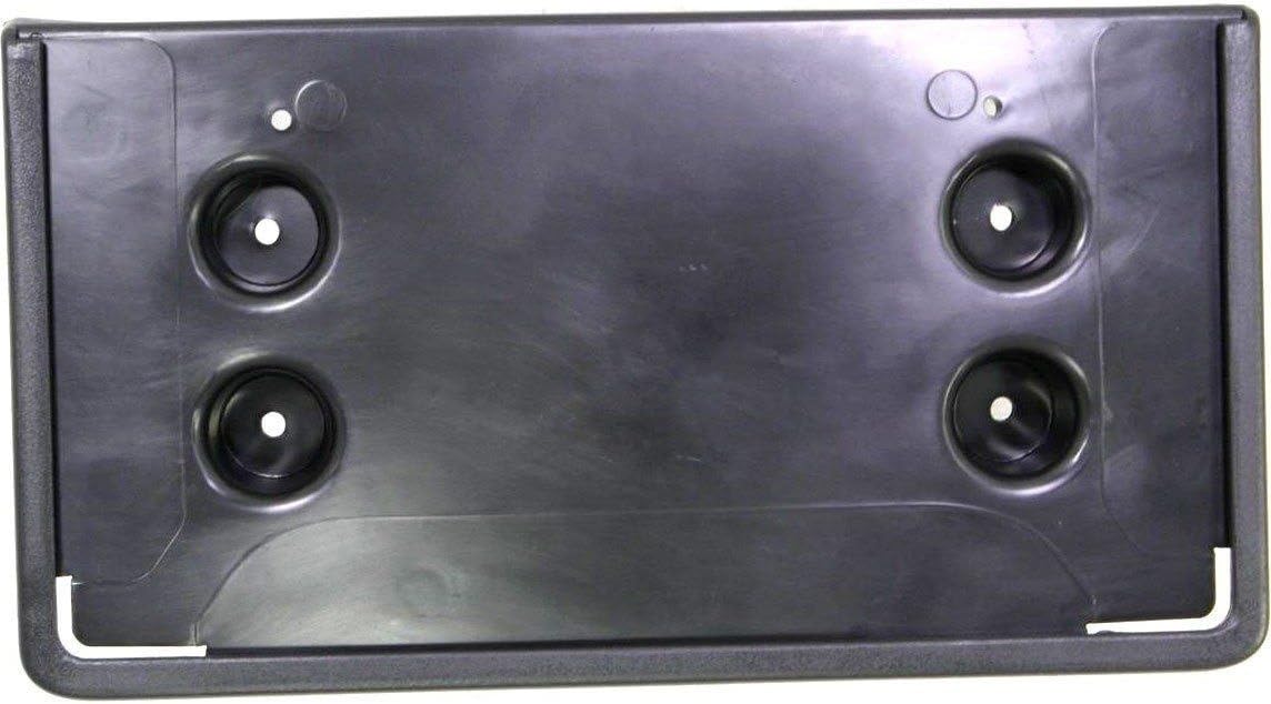 New Front Bumper License Plate Mounting Bracket Holder Plastic Black for 2010-2016 Cadillac SRX GM1068130 25776408