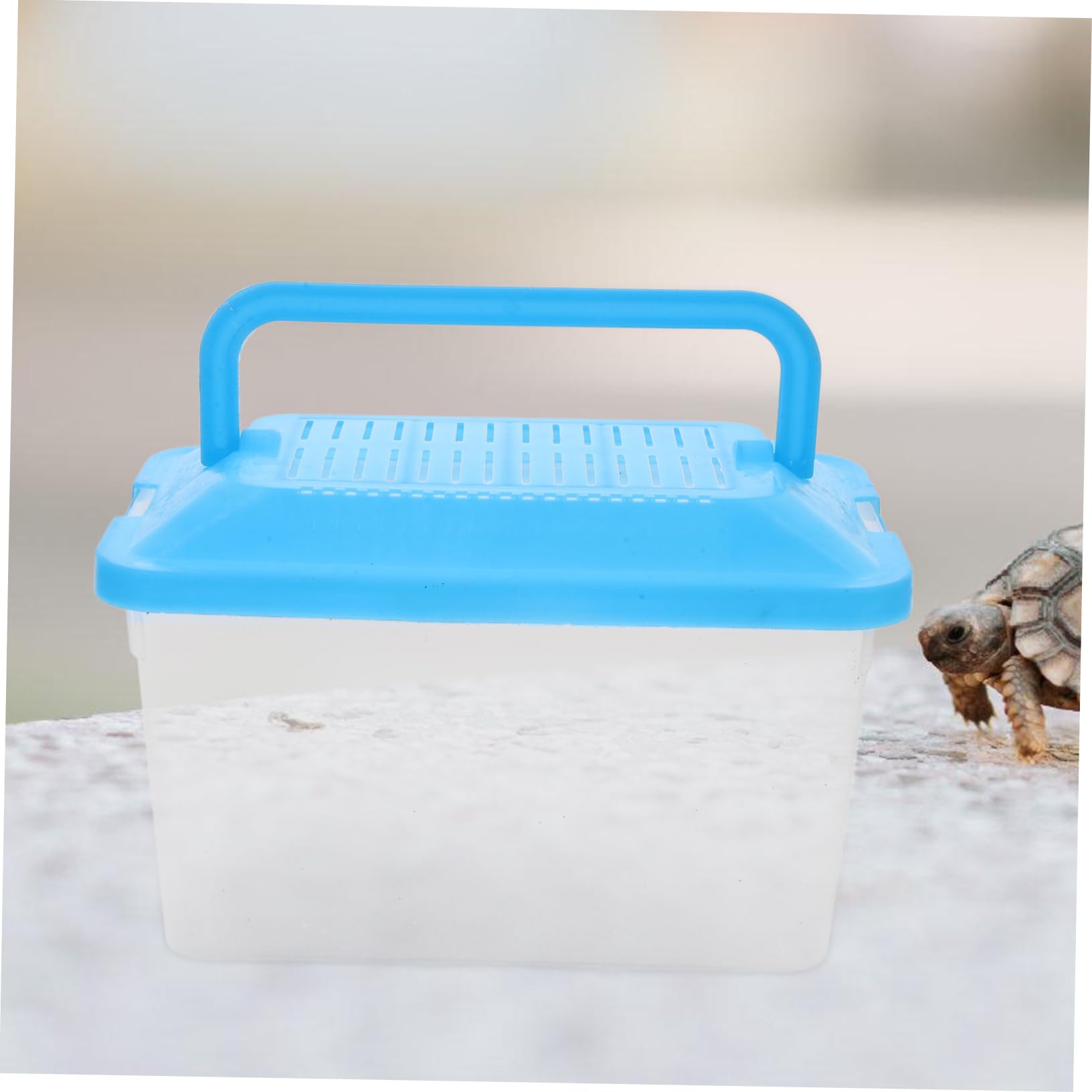 IPETBOOM 3-Pack Plastic Turtle Tanks - Portable Reptile Aquarium For Small Pets