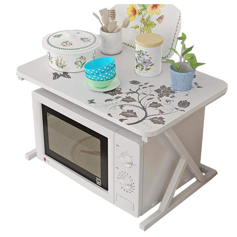 Support pour four à micro-ondes idéal pour organiser la cuisine familiale